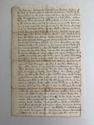 1826 Andrew Oehler Washington DC Manuscript