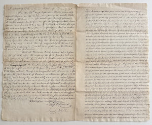 Rare 1825 Francis Scott Key Washington Indenture