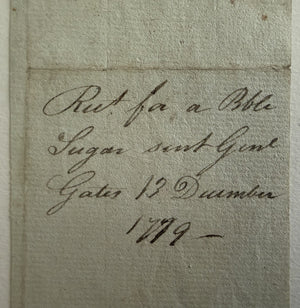 1779 Revolutionary War Receipt For General Gates