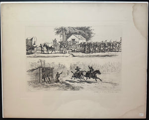Civil War Illustration: Edwin Forbes, 1876, Plate 6