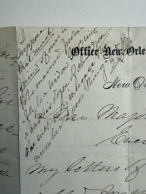 1874 ALS  GT Beauregard After Civil War As Official Of New Orleans Railroad