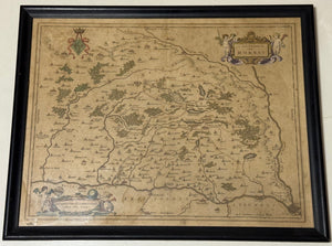 17th century map by Blaeu, Souverainete de Dombes