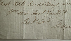1778 ALS Signed Blaquiere Discussing Revolutionary War, Carlisle Conference