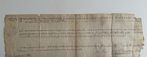1784 Marinus Willett Signed New York Arrest Writ James Duane Mayor Rev War Era