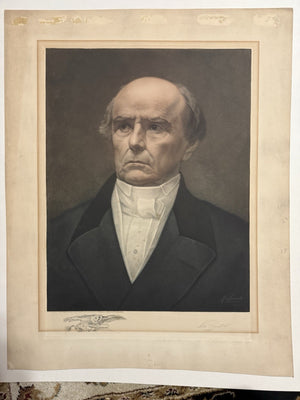 Daniel Webster 1897 Mezzotint On Wove Paper.