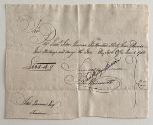 Revolutionary War Pay Order