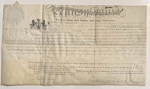 1810 Land Patent From Commonwealth Of Pennsylvania