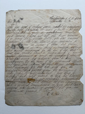 1865 Civil War Robert E Lee Farewell Address Manuscript Copy Appomattox
