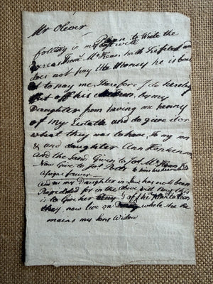Thomas McKean Autograph Letter Signed circa 1780, Last Signer Of Declaration