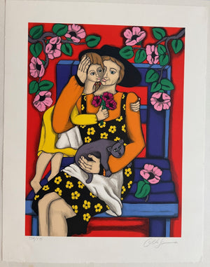 Limited edition art by by Elke Sommer 334/375