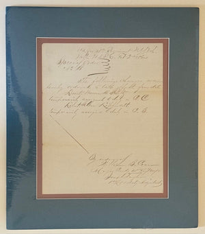 Civil War Special Order from the 2nd Regiment New York Volunteer Infantry