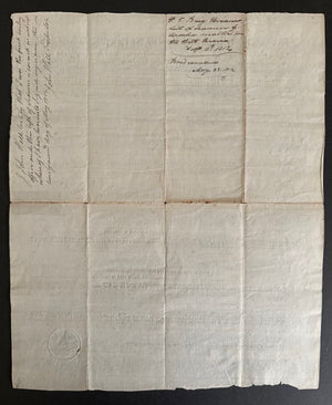 1812 Newport Maritime Crew List — Black Cook — West Indies Voyage — Ellery Customs Office